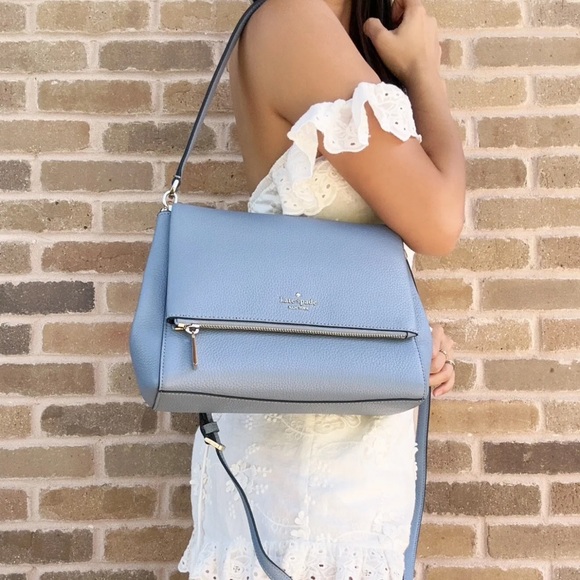 Kate Spade Pebbled Leather Flap Shoulder Bag - Picture 2 of 4